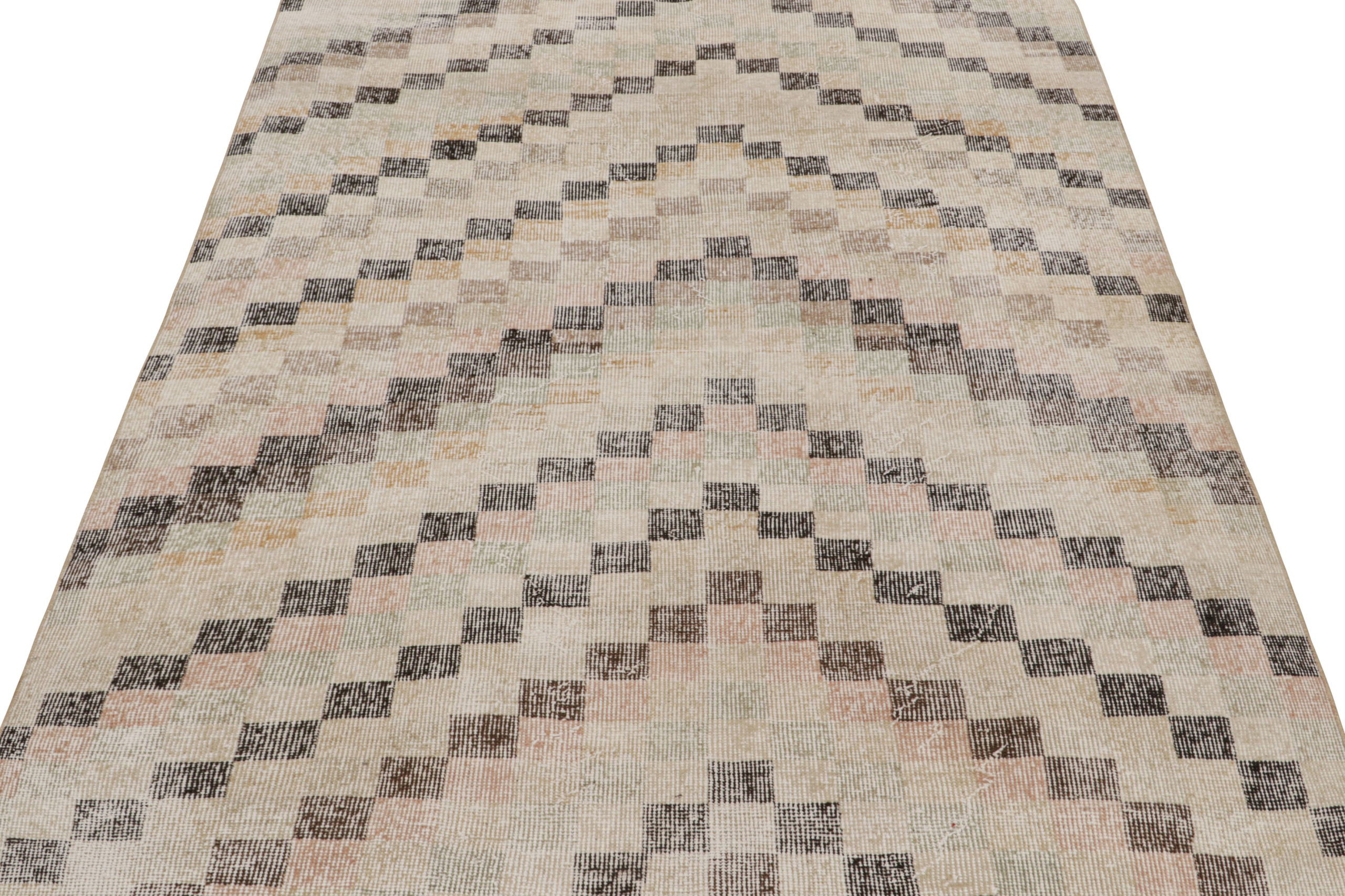 Vintage Zeki Müren Art Deco Rug