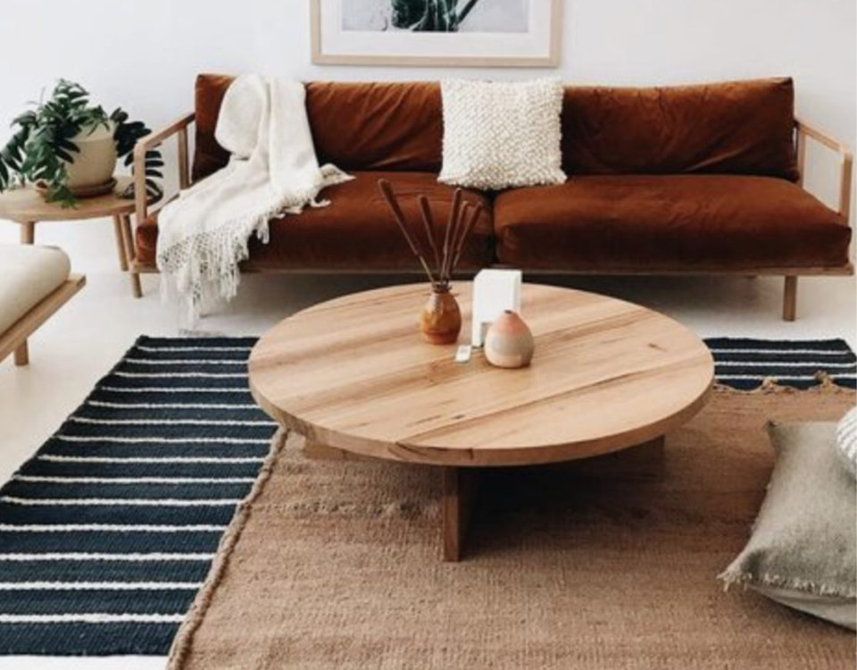 Layering rugs