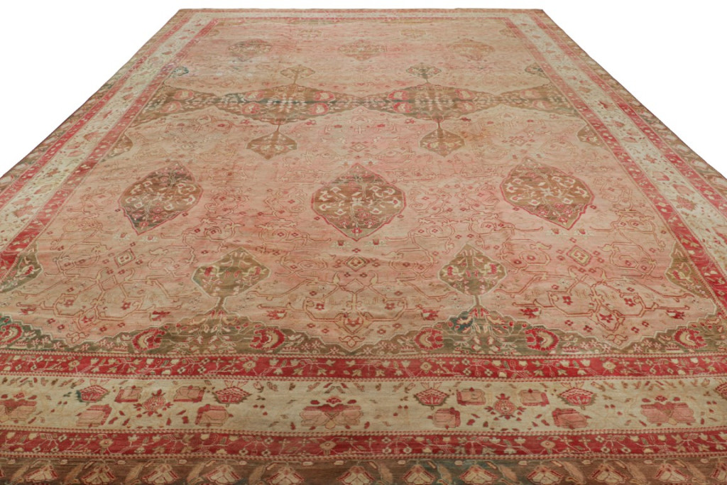 Antique Agra Floral Rug