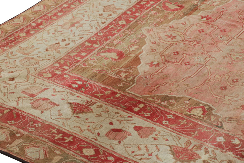 Antique Agra Floral Rug