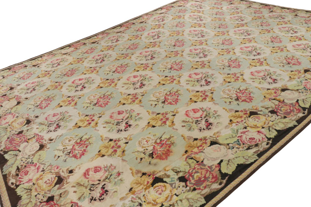 Antique Bessarabian Square Kilim