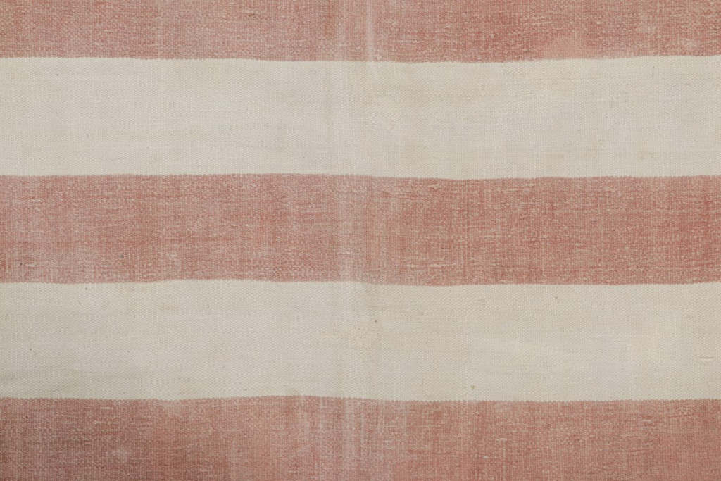 Contemporary Dhurrie Striped Rug