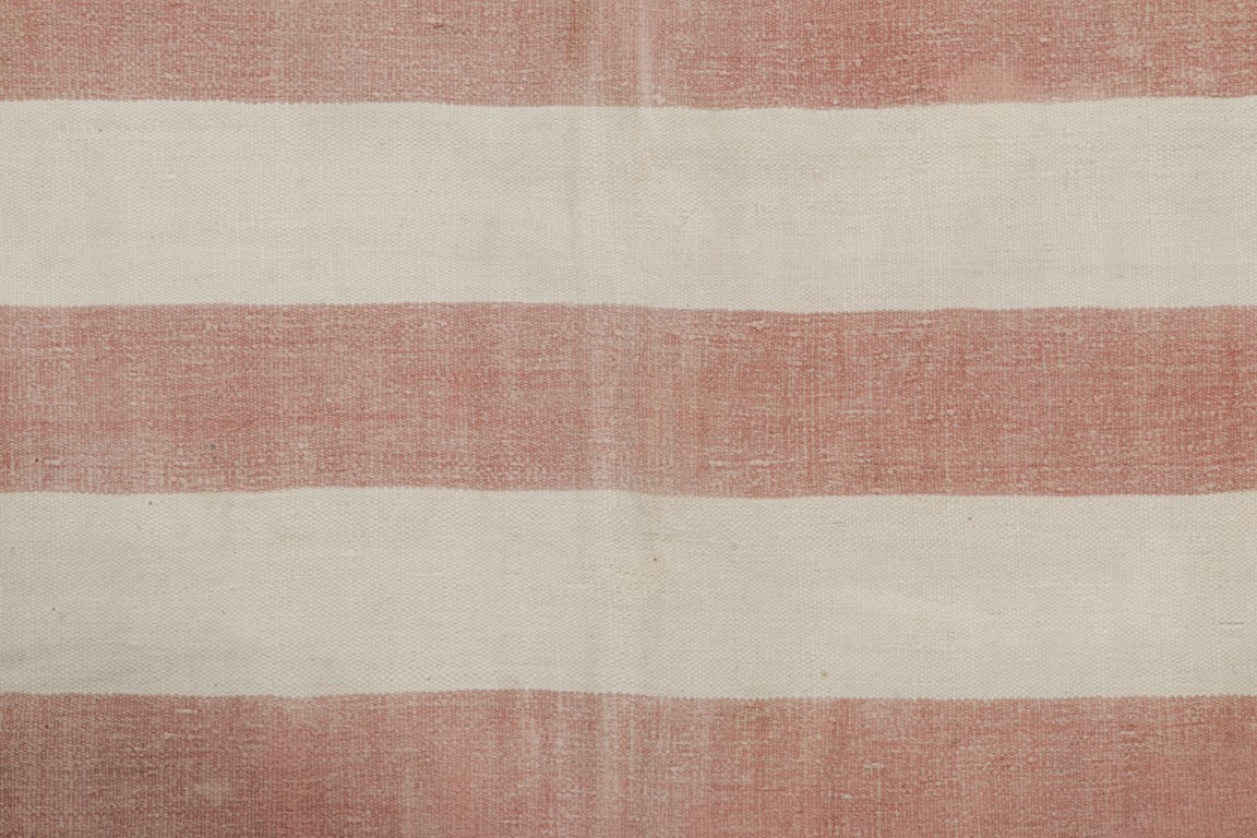 Contemporary Dhurrie Striped Rug