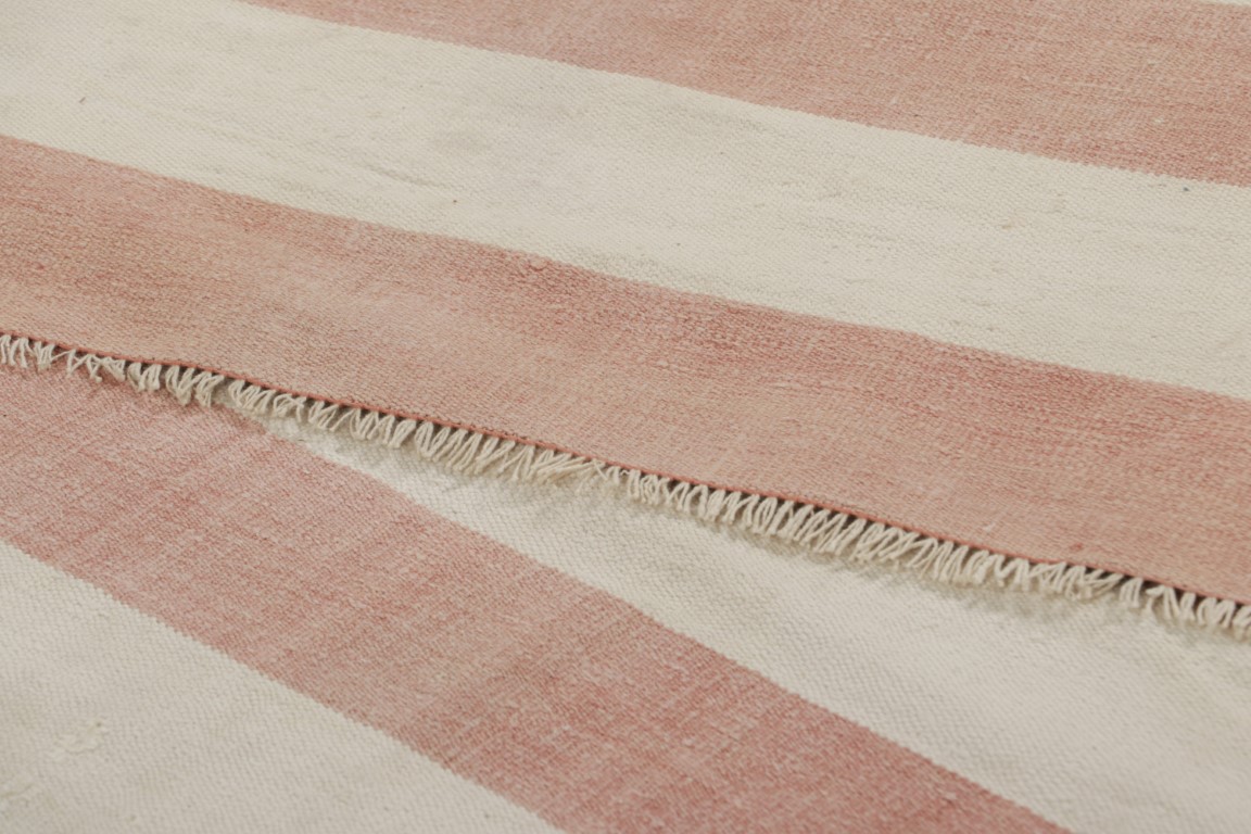 Contemporary Dhurrie Striped Rug
