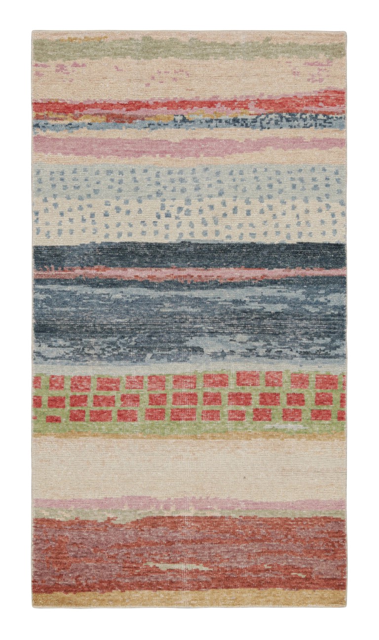 Contemporary Abstract Runner Rug