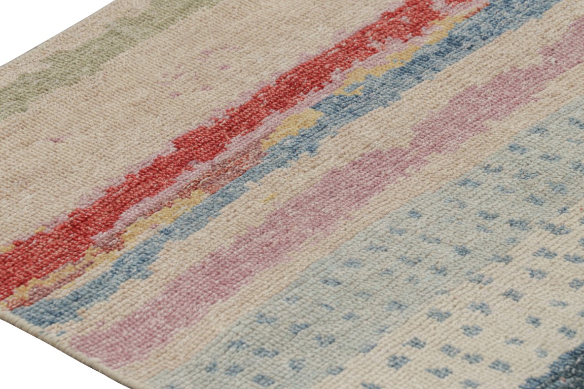Contemporary Abstract Runner Rug