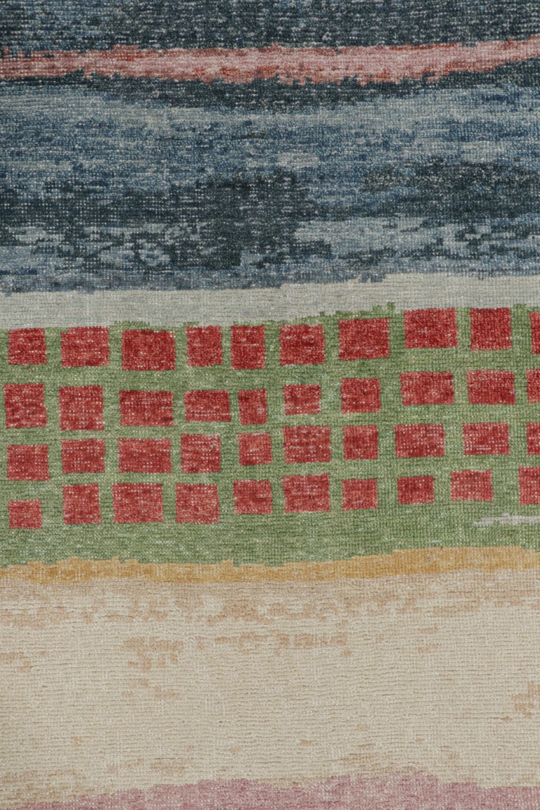 Contemporary Abstract Runner Rug