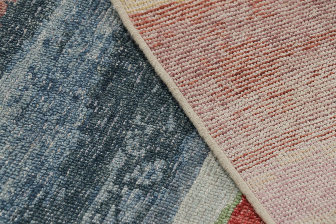Contemporary Abstract Runner Rug