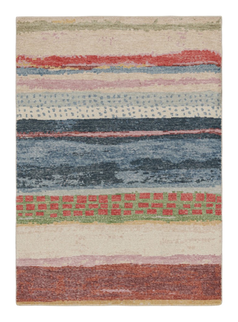 Contemporary Abstract Runner Rug