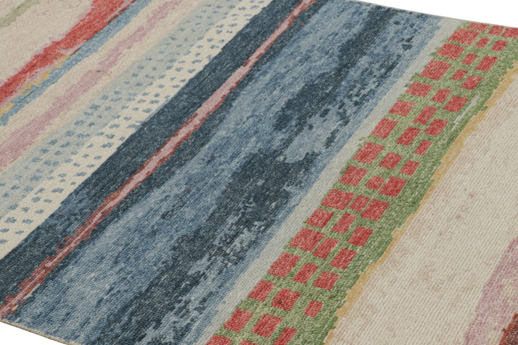 Contemporary Abstract Runner Rug