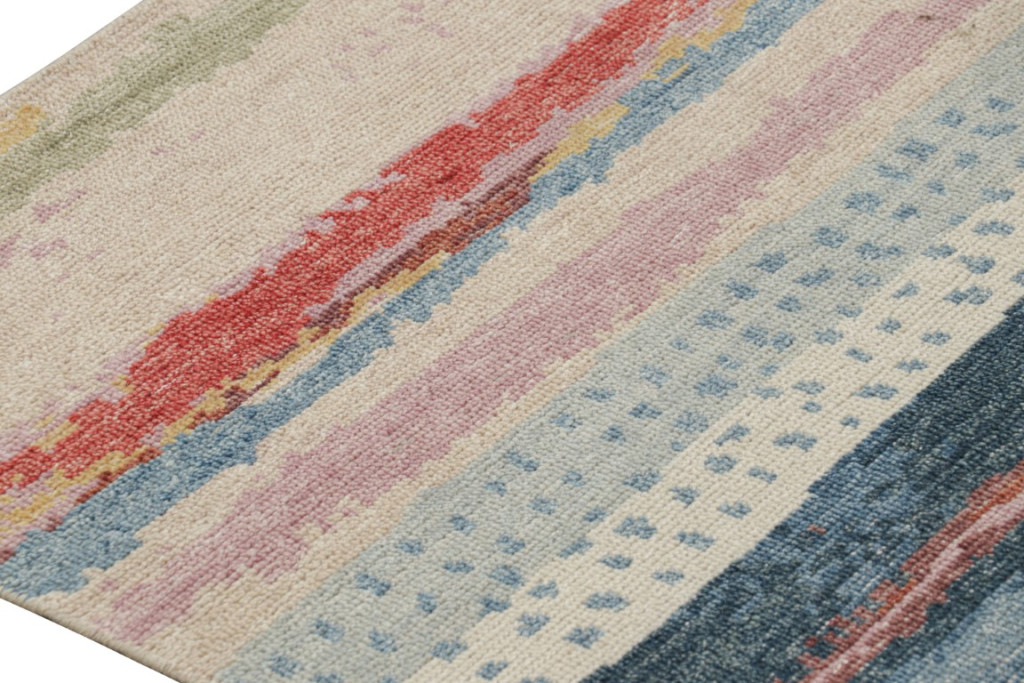 Contemporary Abstract Runner Rug