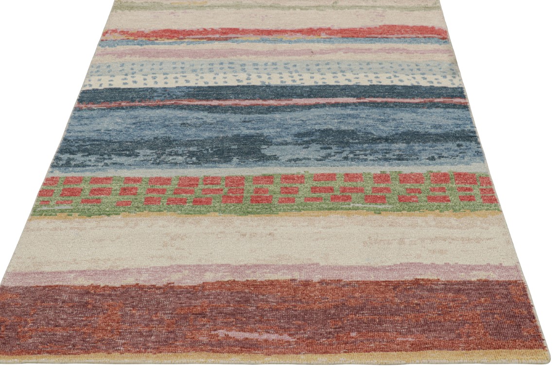 Contemporary Abstract Runner Rug