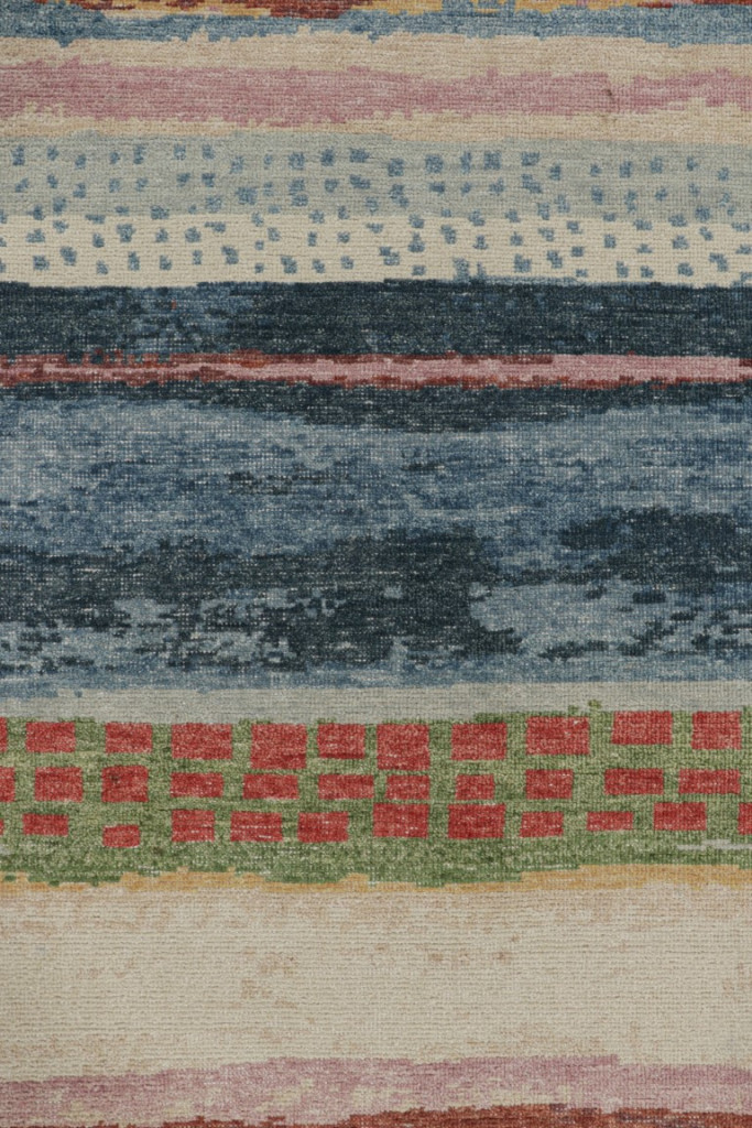 Contemporary Abstract Runner Rug