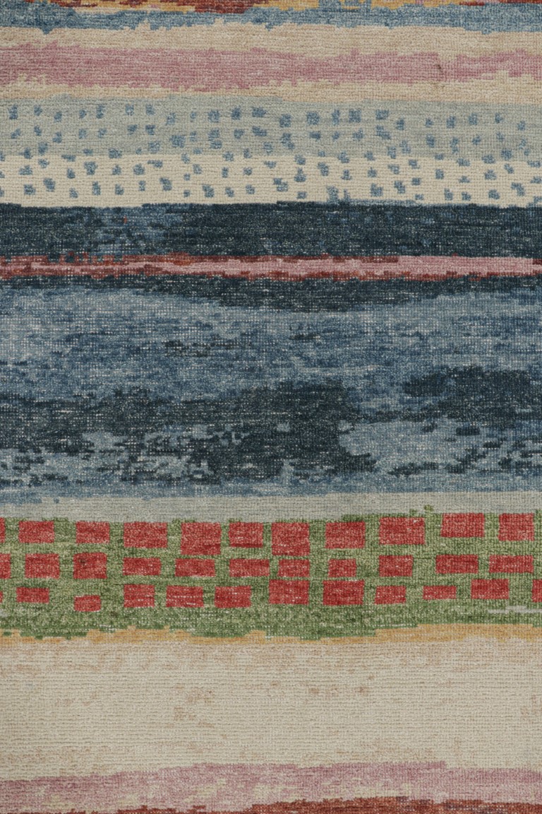 Contemporary Abstract Runner Rug