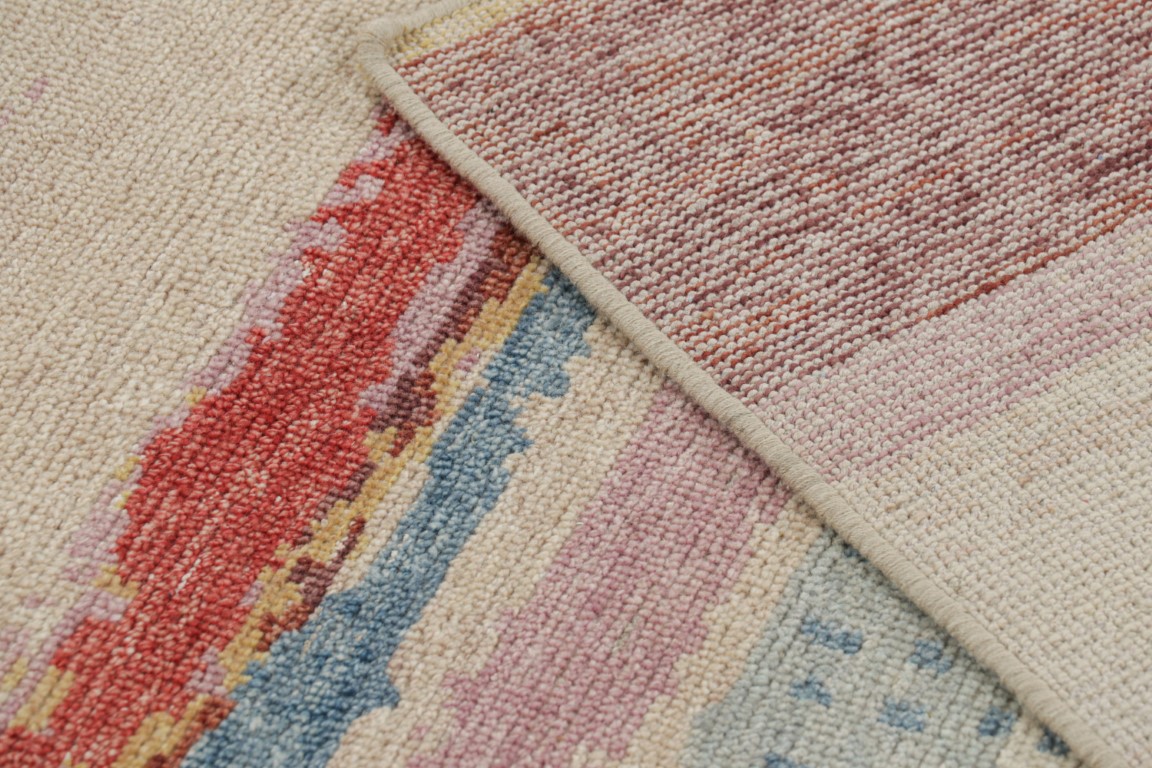 Contemporary Abstract Runner Rug