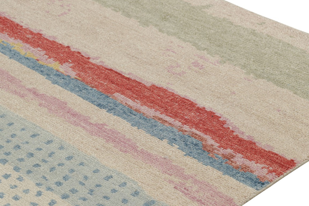 Contemporary Abstract Runner Rug