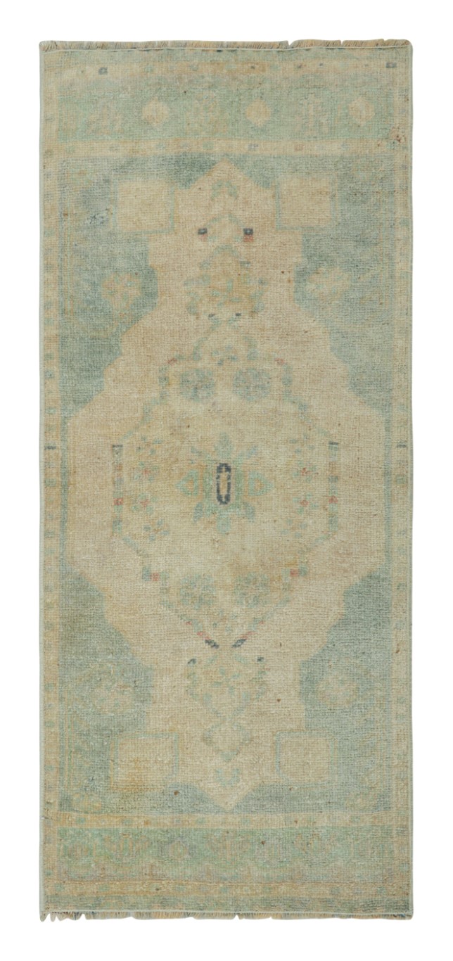 Vintage Turkish Floral Rug