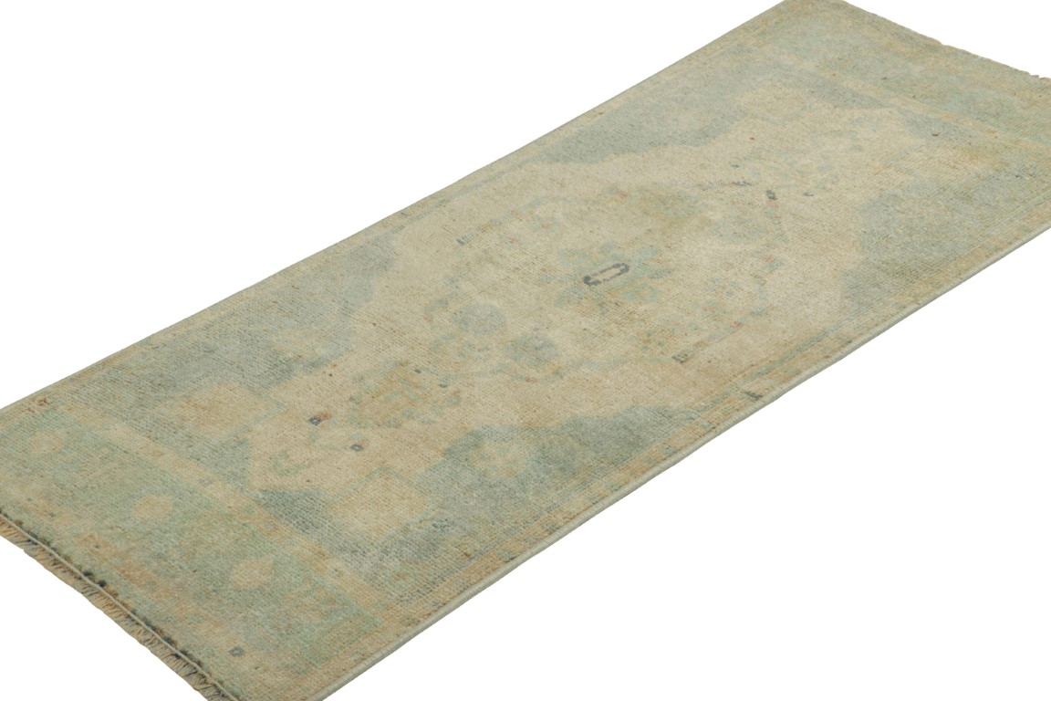 Vintage Turkish Floral Rug