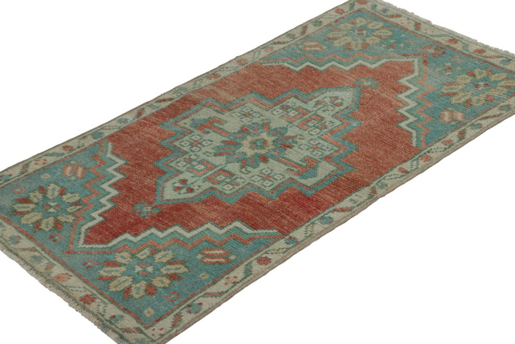 Vintage Turkish Floral Rug