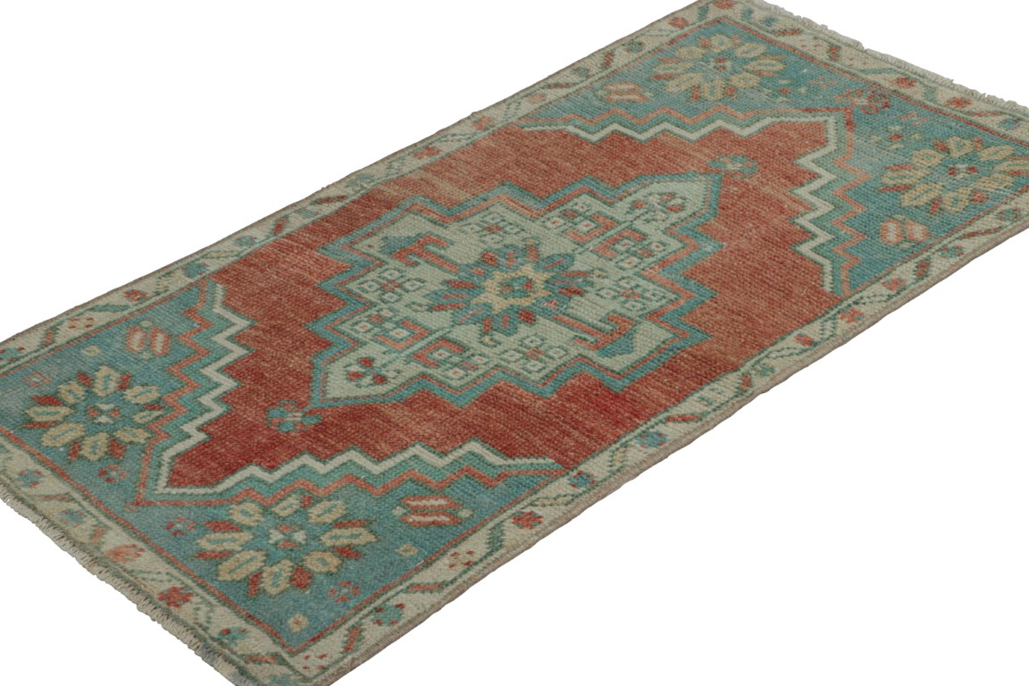 Vintage Turkish Floral Rug
