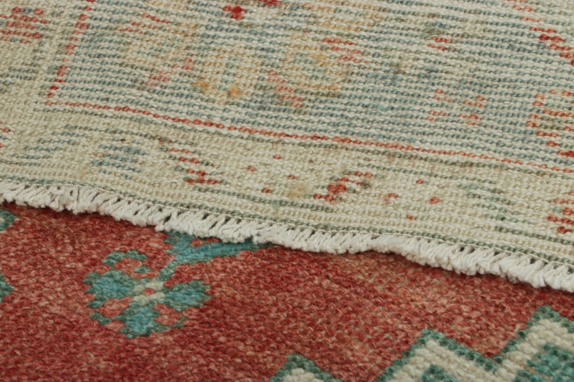 Vintage Turkish Floral Rug