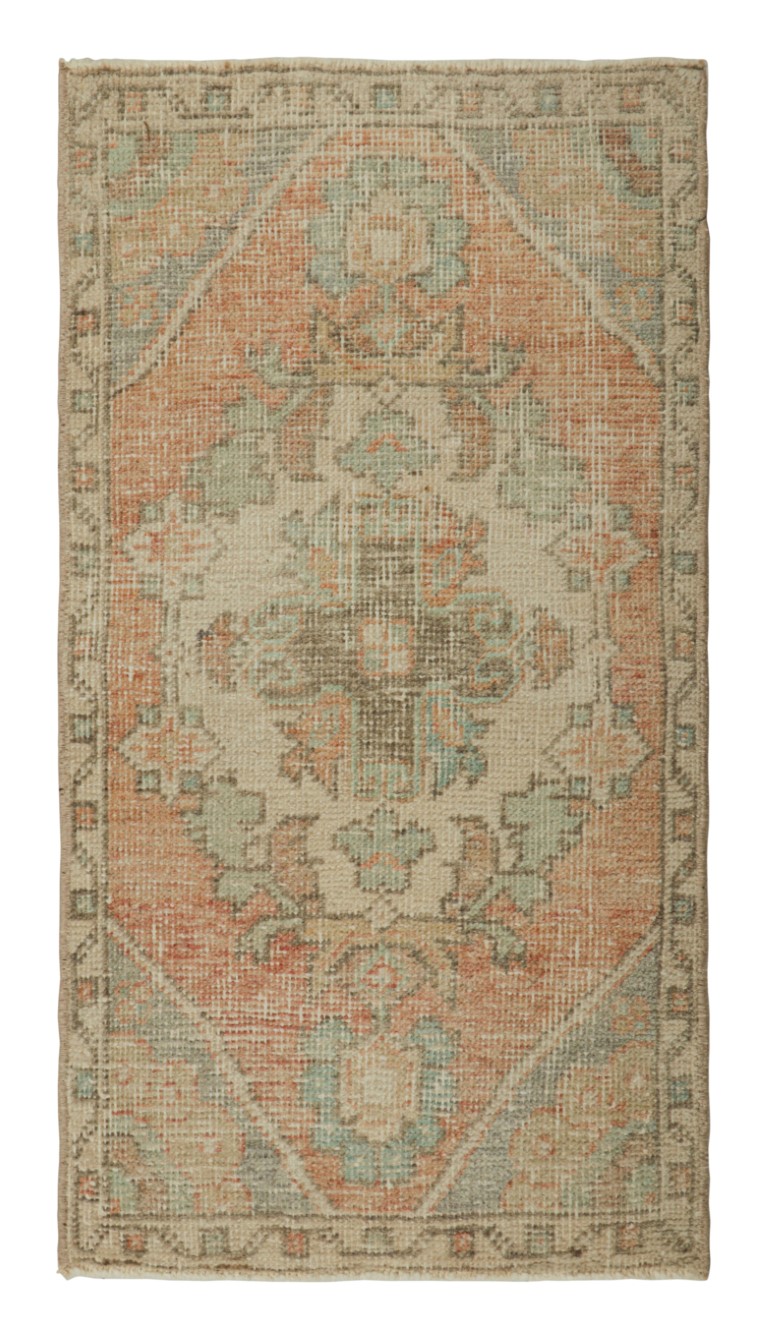 Vintage Turkish Floral Rug
