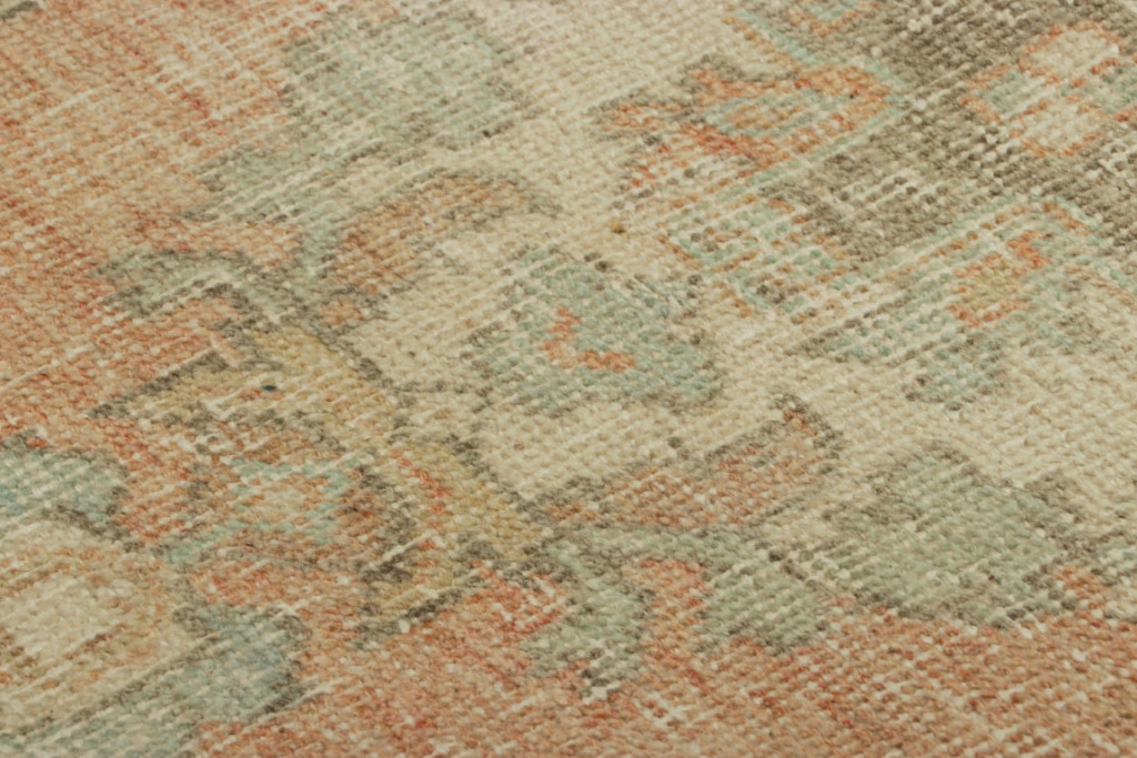Vintage Turkish Floral Rug