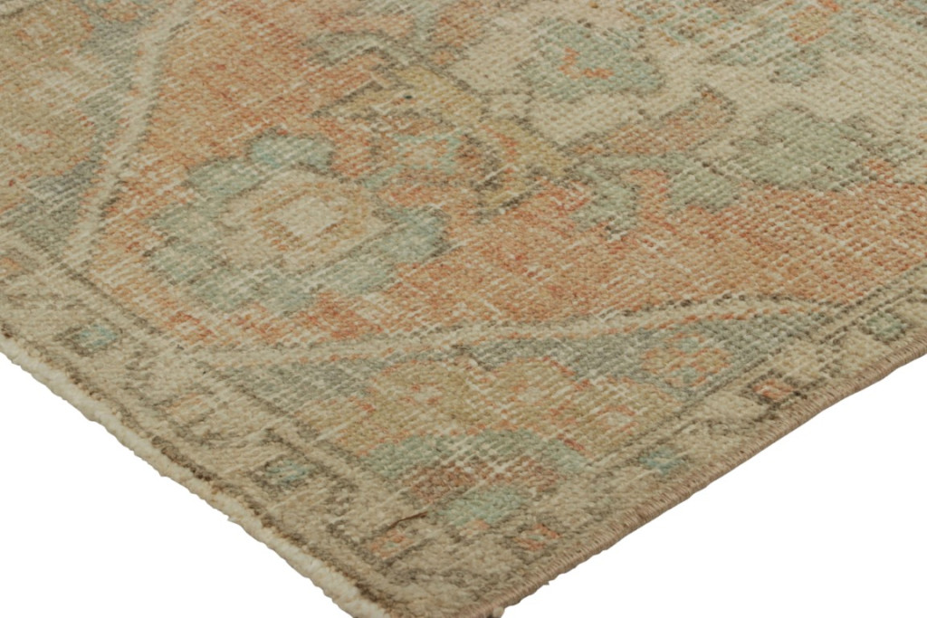 Vintage Turkish Floral Rug