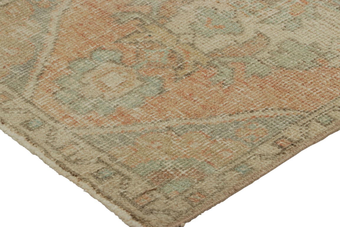 Vintage Turkish Floral Rug