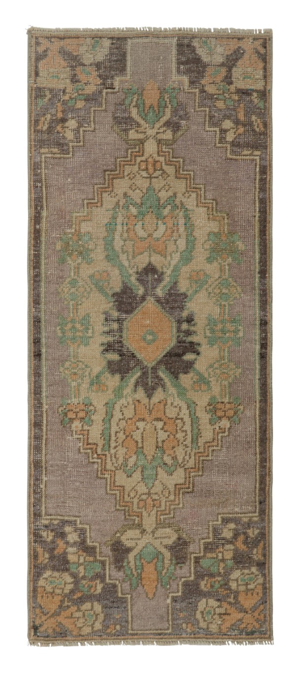 Vintage Turkish Floral Rug
