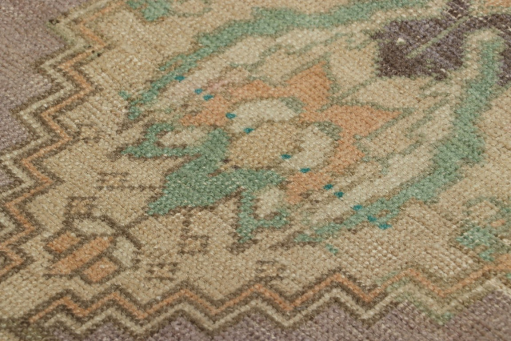 Vintage Turkish Floral Rug