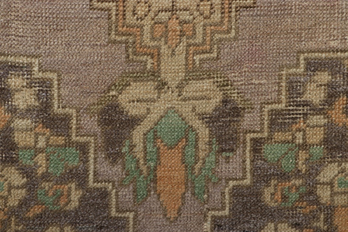 Vintage Turkish Floral Rug