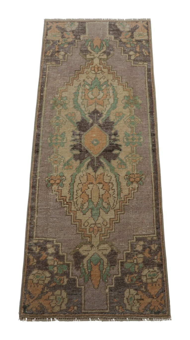 Vintage Turkish Floral Rug