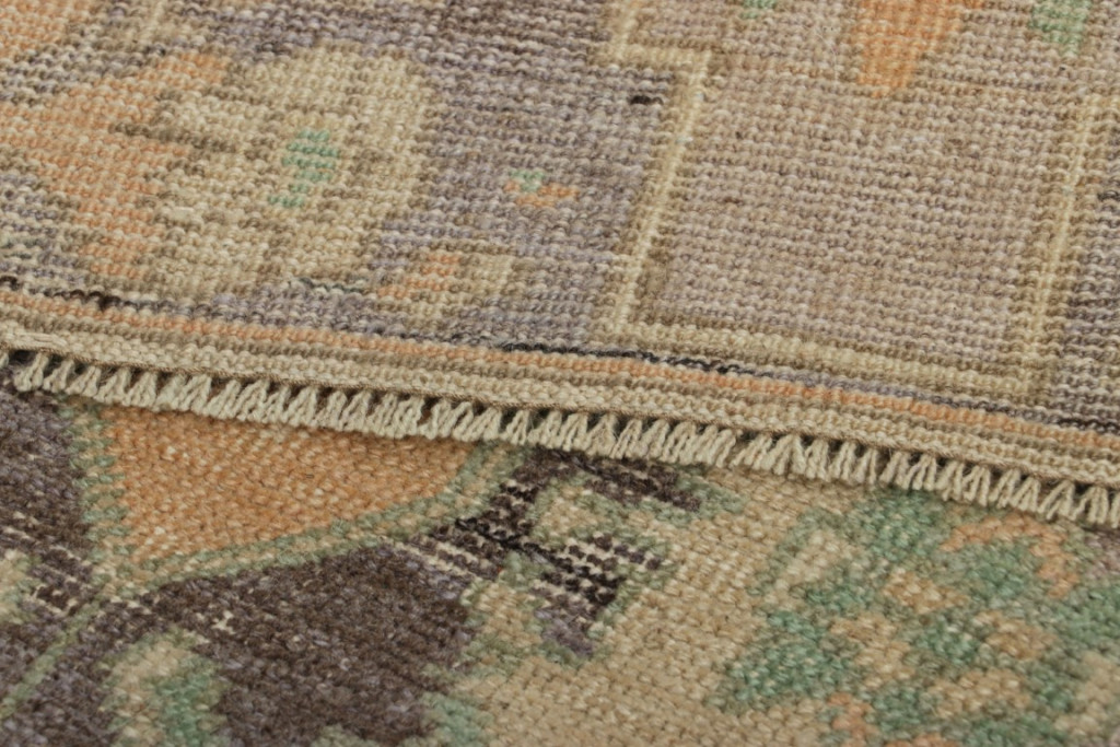 Vintage Turkish Floral Rug