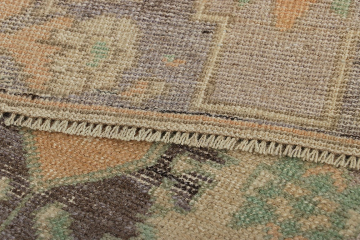 Vintage Turkish Floral Rug