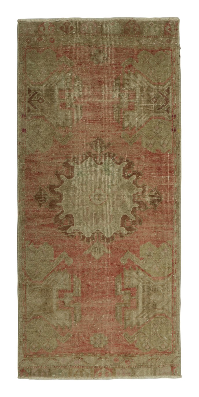 Vintage Turkish Floral Rug