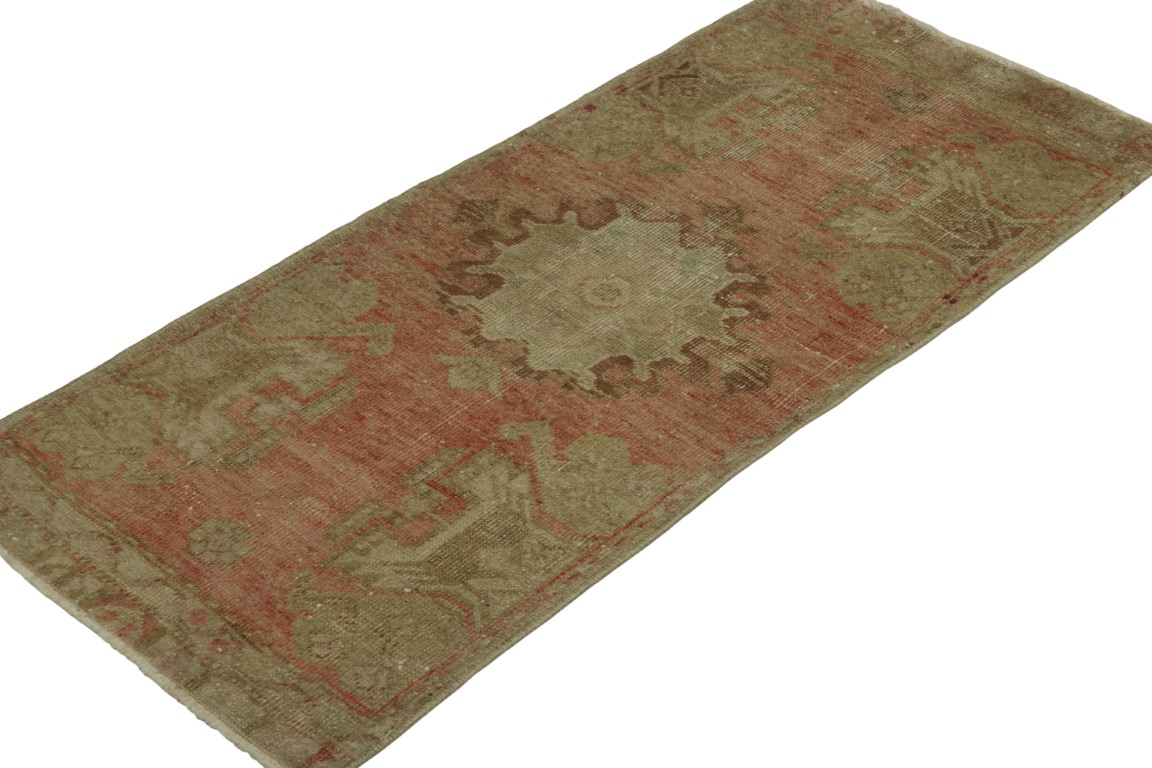 Vintage Turkish Floral Rug