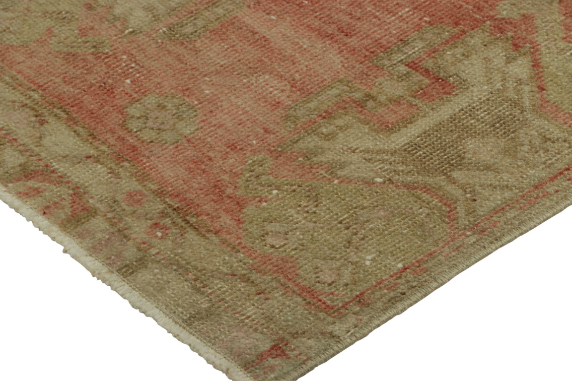 Vintage Turkish Floral Rug