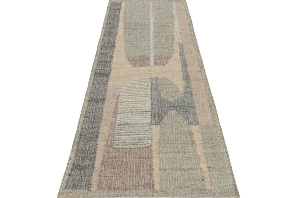 Abstract Flatweave Rug