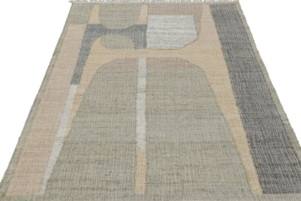 Geometric Flatweave Rug