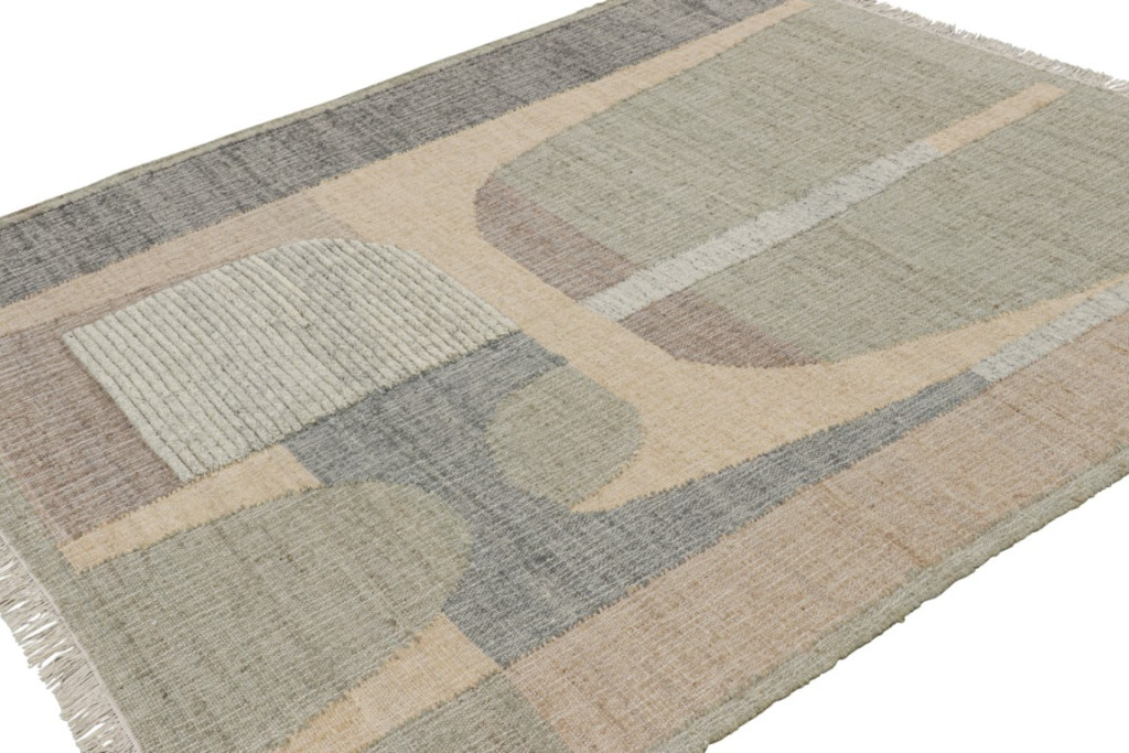 Geometric Flatweave Rug