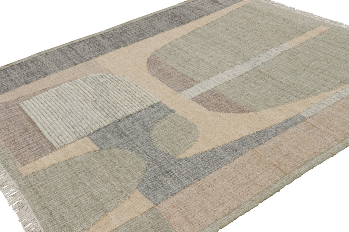 Geometric Flatweave Rug