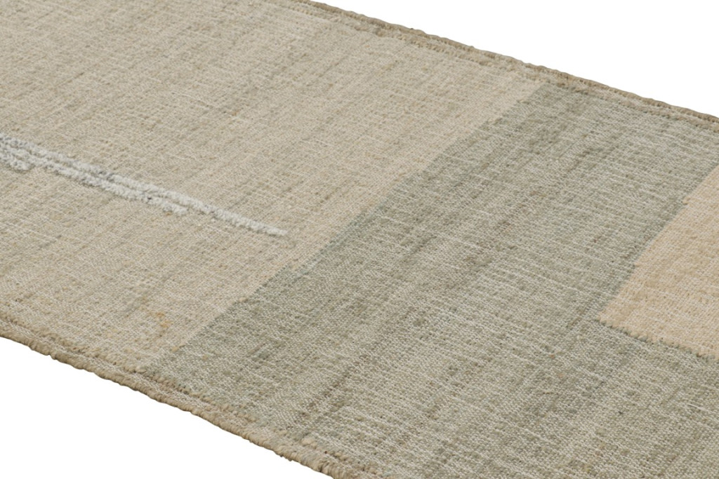 Modern Abstract Flatweave Rug