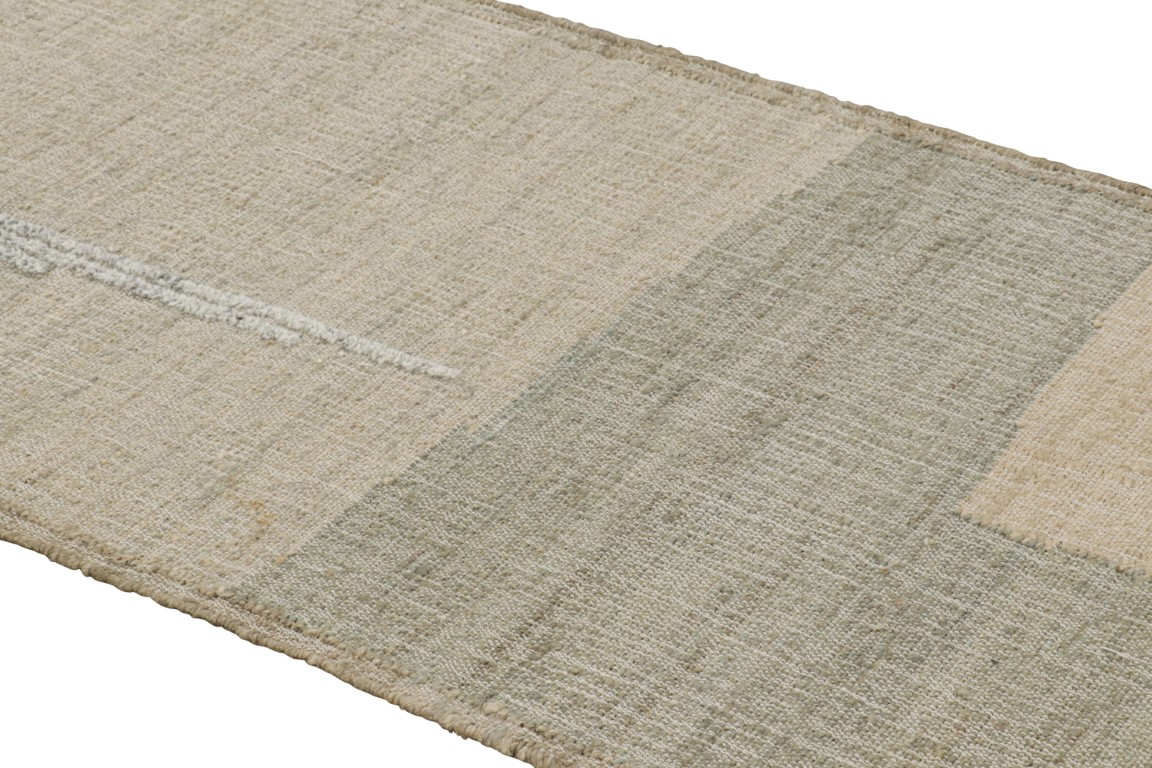 Modern Abstract Flatweave Rug