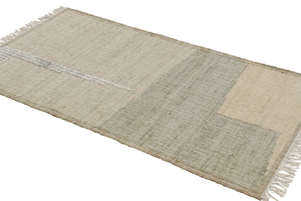 Modern Abstract Flatweave Rug