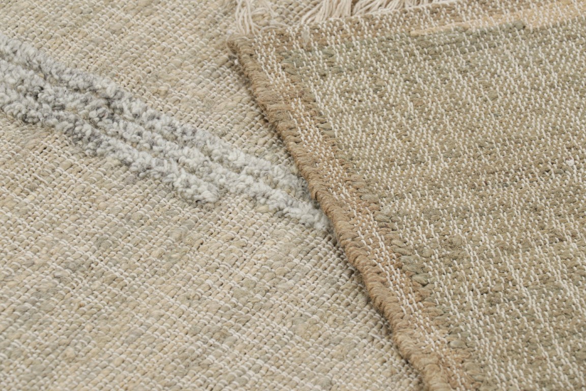 Modern Abstract Flatweave Rug