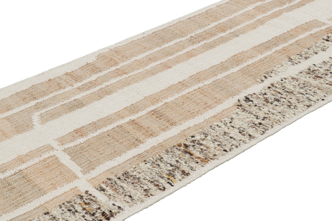 Modern Abstract Flatweave Rug