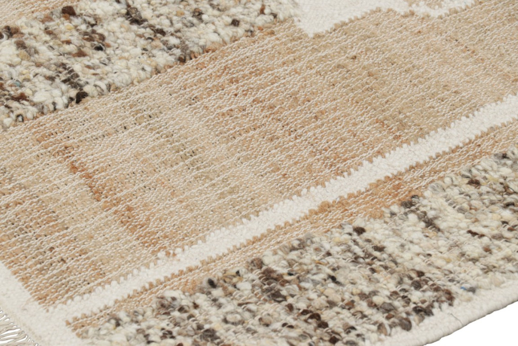 Modern Abstract Flatweave Rug