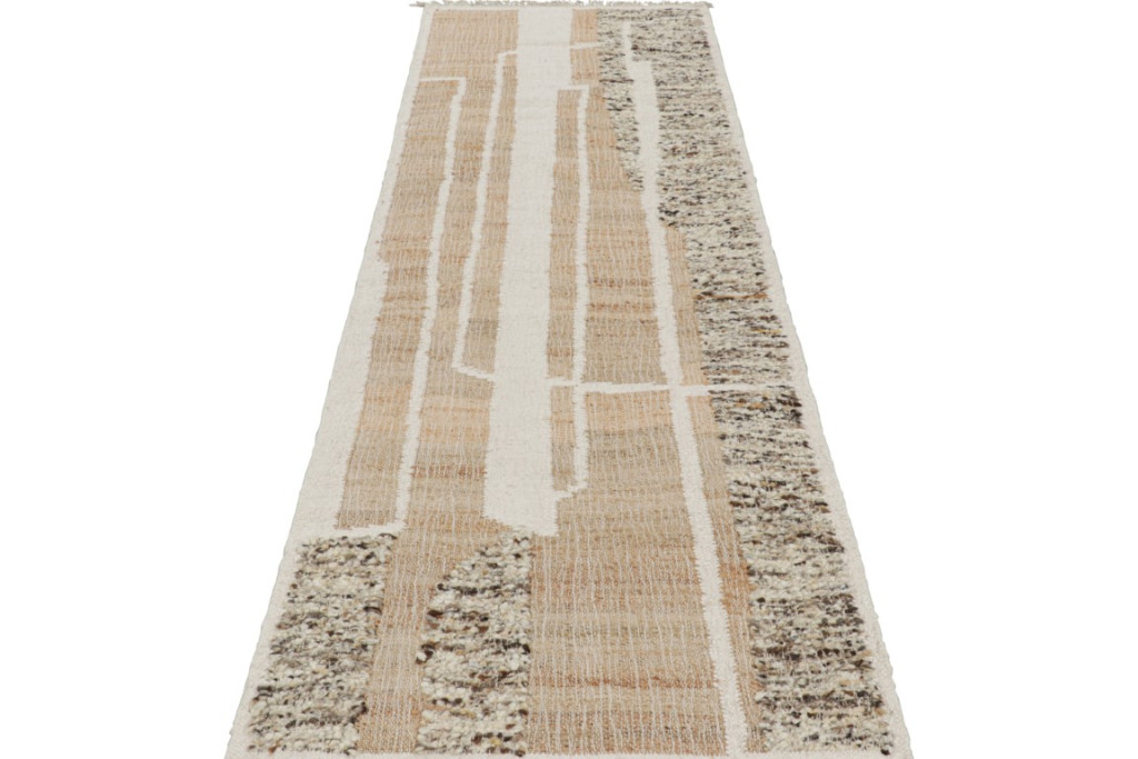 Modern Abstract Flatweave Rug