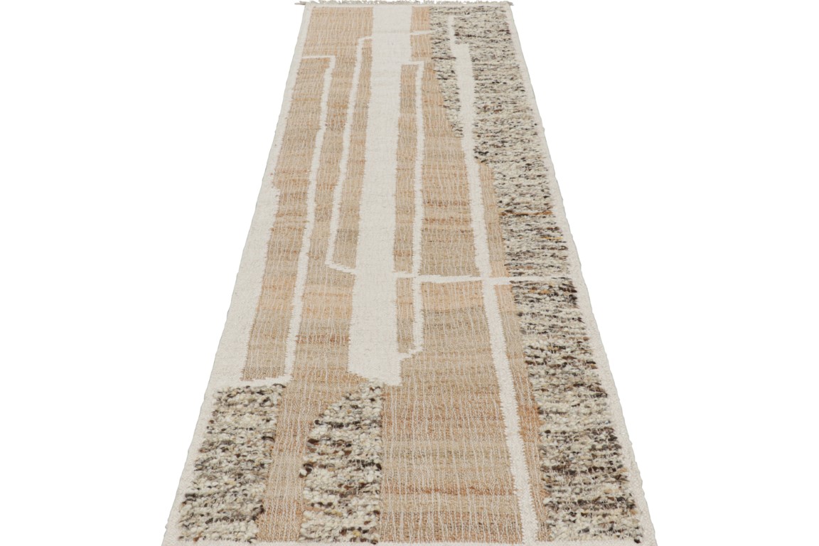 Modern Abstract Flatweave Rug